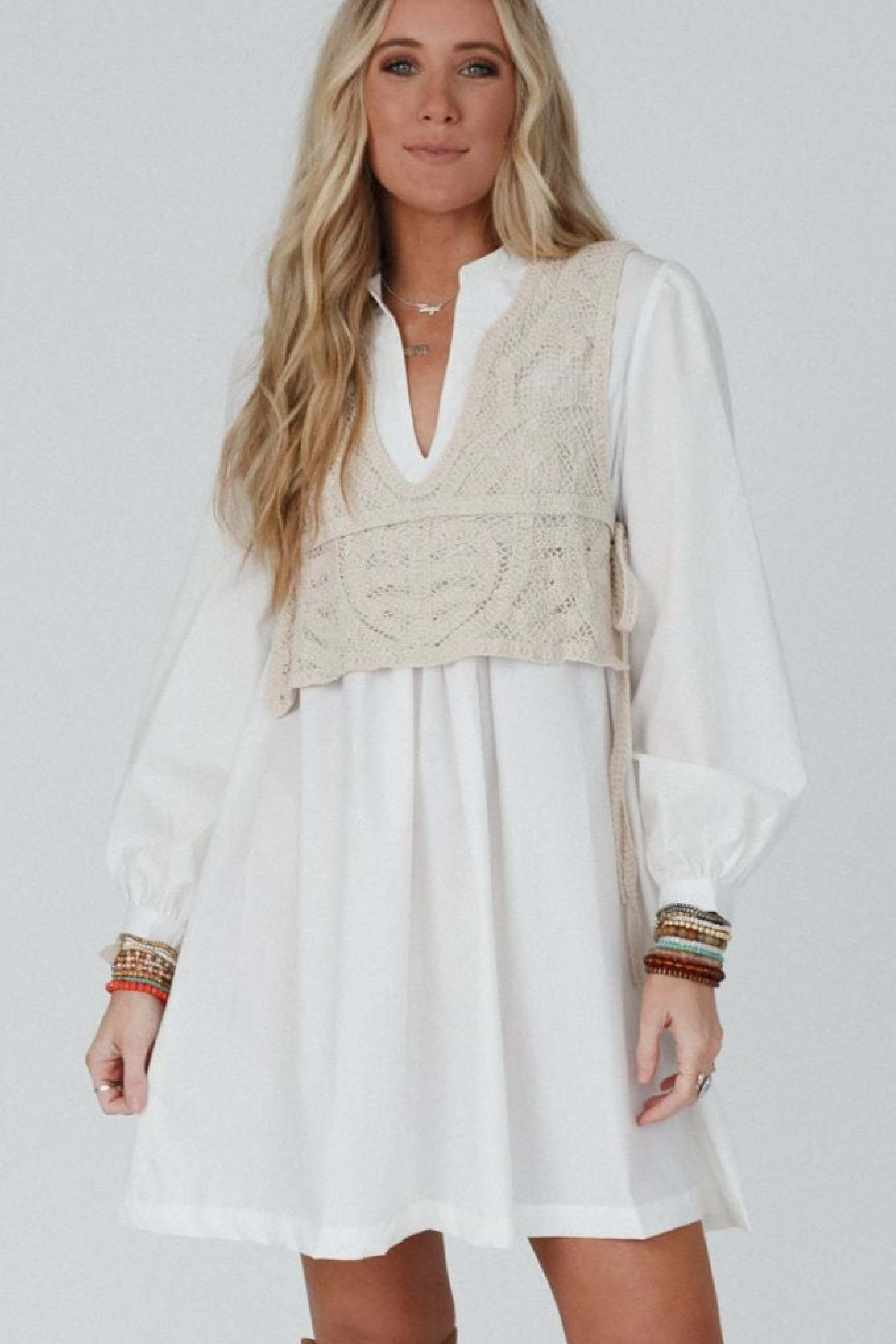 Shop Sweet Edge Crochet Tunic Dress >