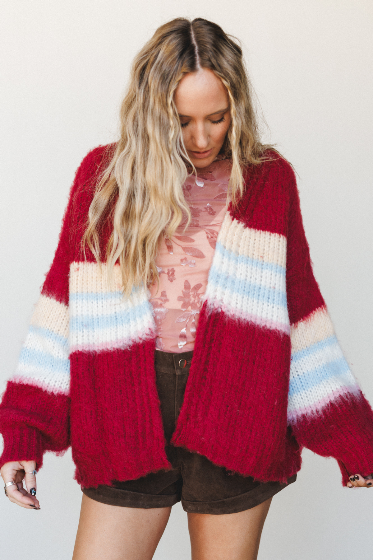 Shop Throwback Stripes Cardigan >