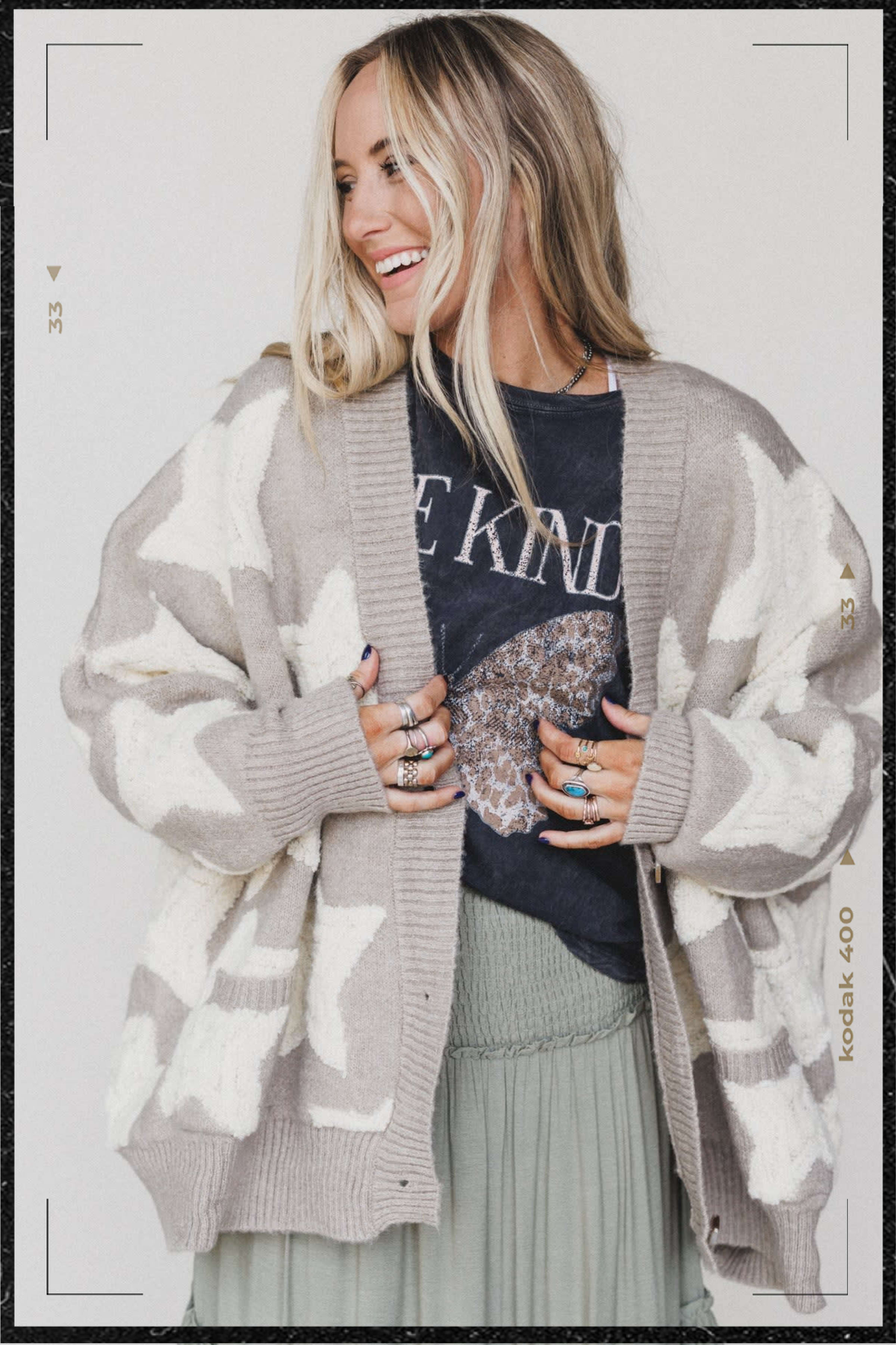 Shop Wrapped in Stars Oversized Cardigan >