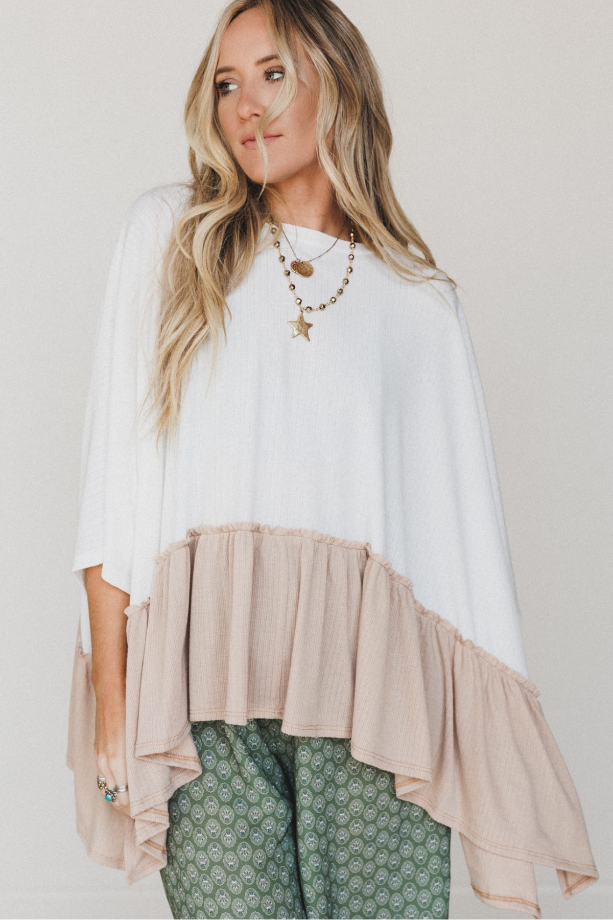 Shop The Nest Sally Ruffle Top >