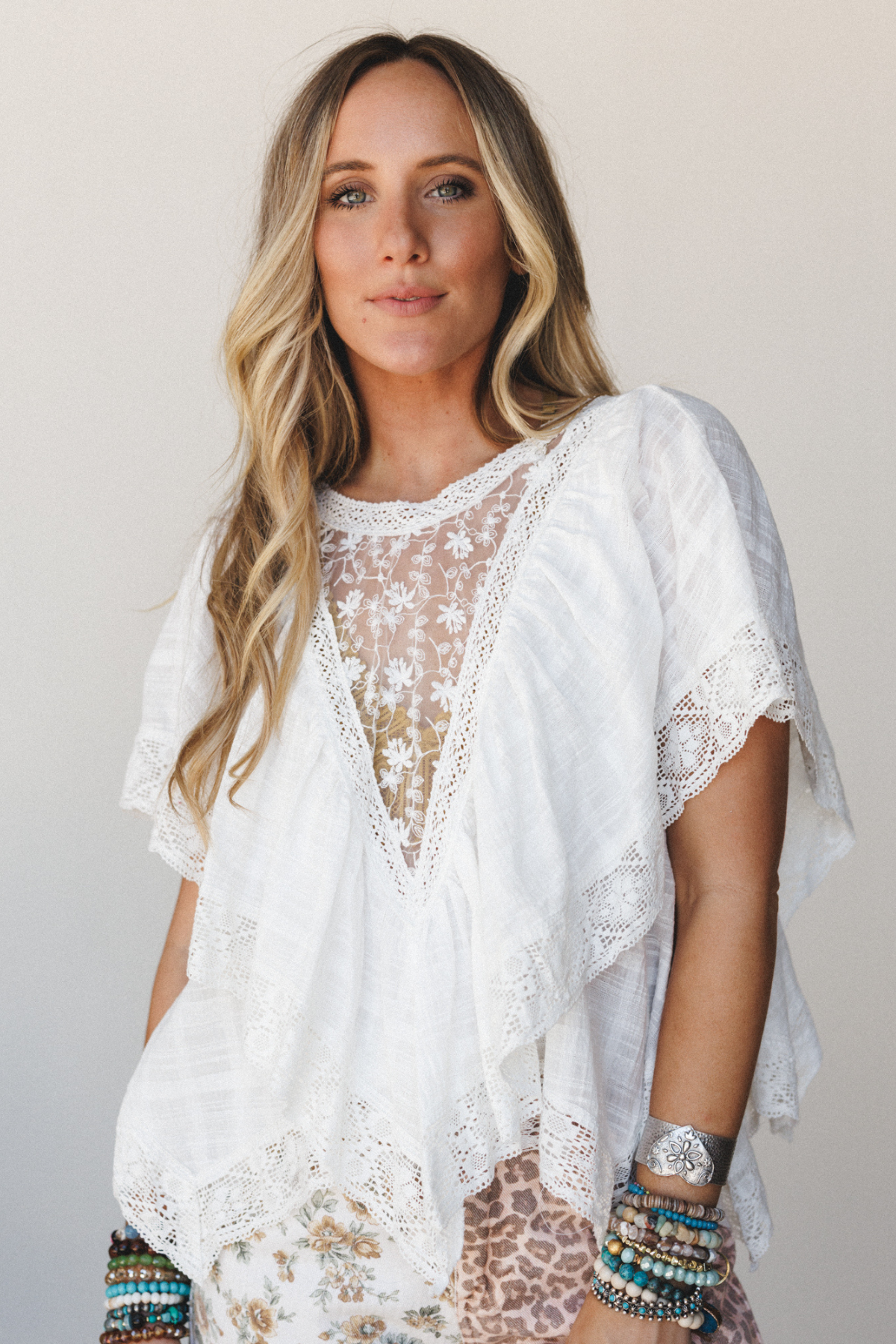 Shop Sweet Peaches Lace Blouse >