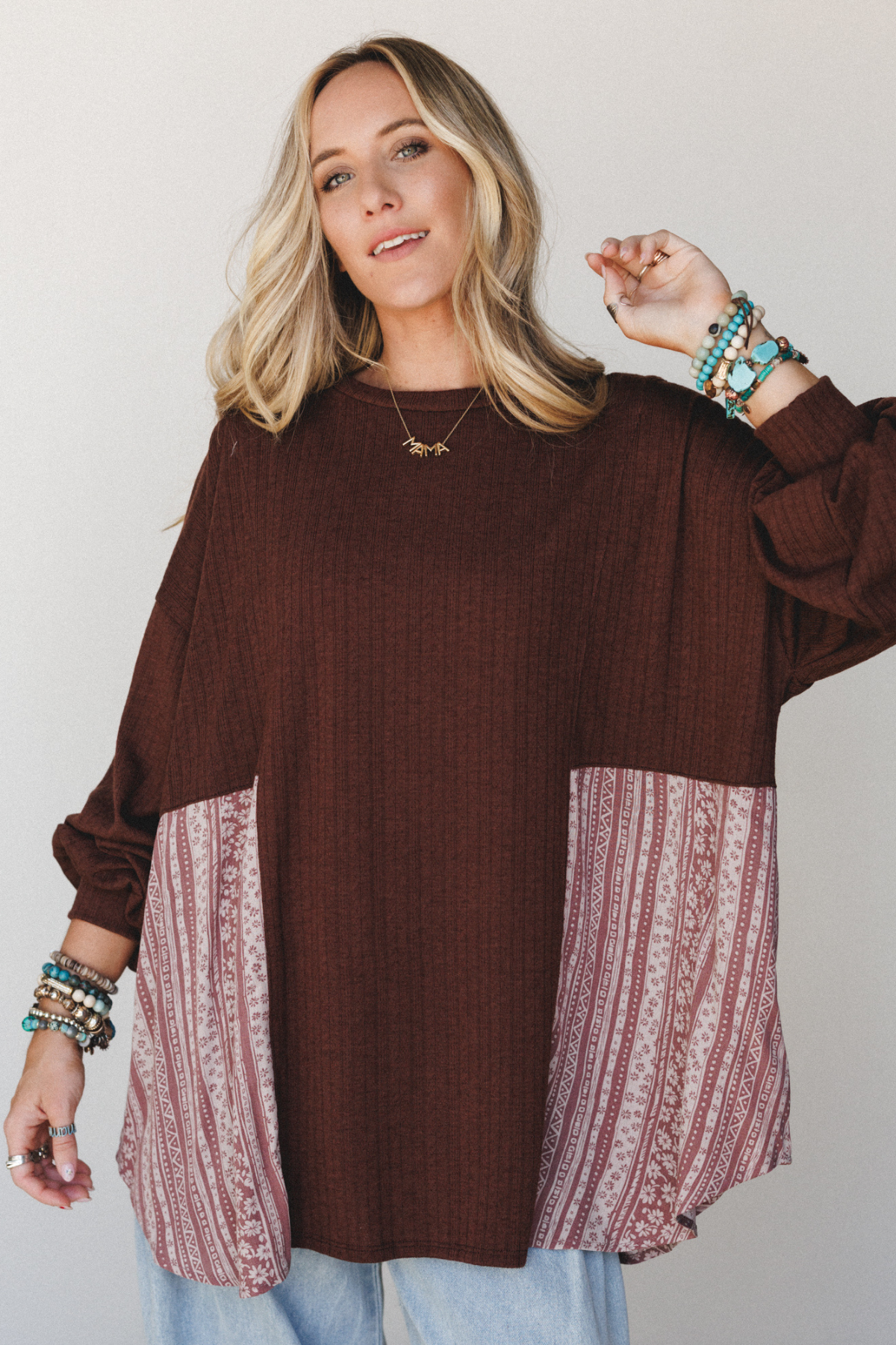 Shop The Nest Maya Patchwork Top >