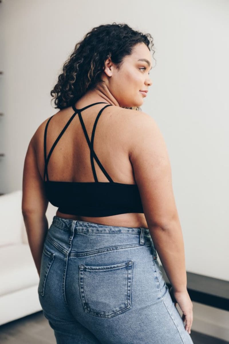 cut out bralet