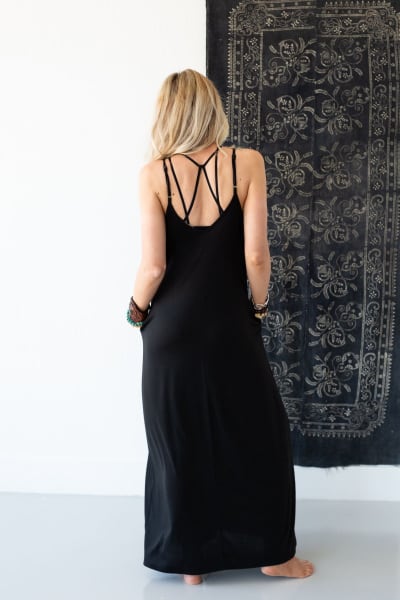 3BN The Perfect Maxi Dress - Black  |  CORE  - Three Bird Nest