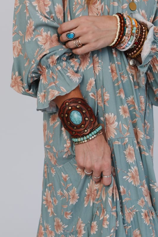 Miss Rabbit Boho Layered Leather Handmade Bracelet, Natural India | Ubuy