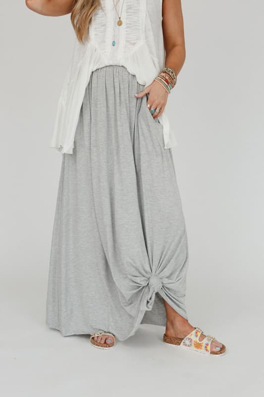 Steph's Perfect Pocketed Maxi Skirt - Black