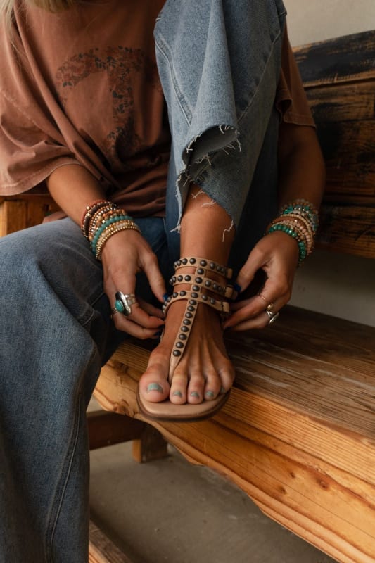 Dolce vita studded gladiator sandals Clearance